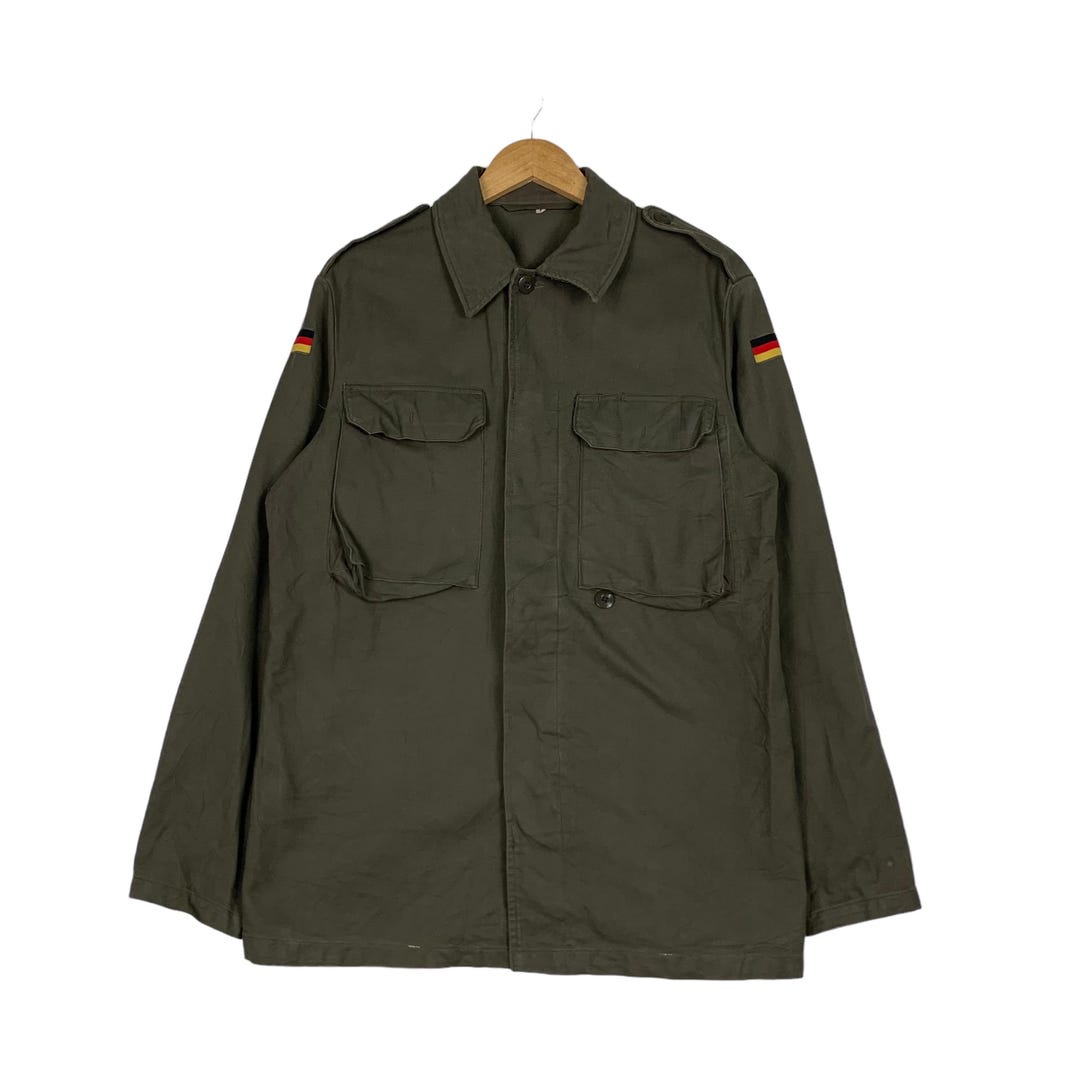 ジャケット・アウター ARMY SHIRTS Vintage Germany Military Army Field Jacket Men's Size 6 Olive