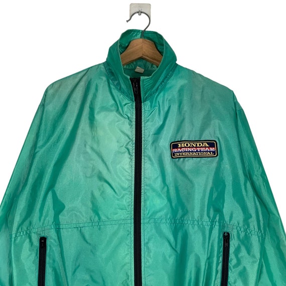 Vintage HONDA Racing Team International Made in Japan Green