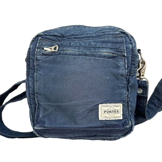Vintage Porter Made in Japan Denim Mini Sling Bag Work