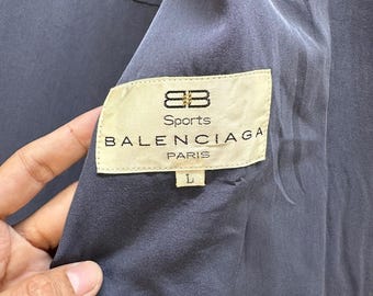 Balenciaga pour homme カーディガン　ジャケット　90s Vintage 90's Balenciaga Sports Paris Light Weight Button