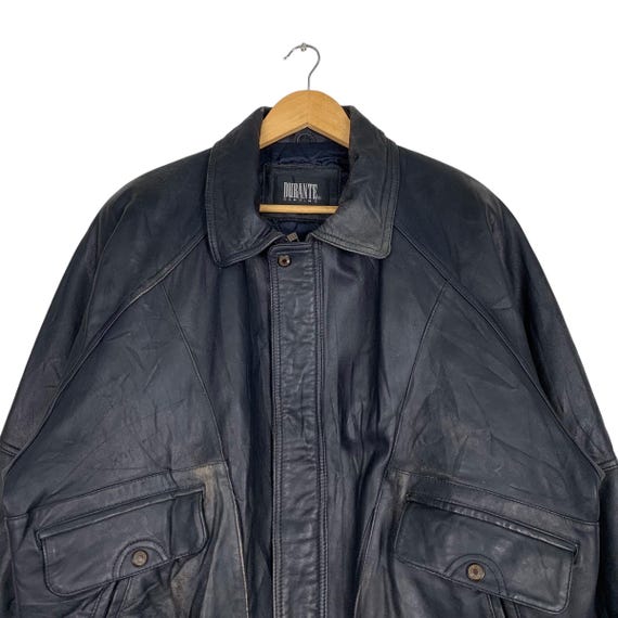 Vintage 90's DURANTE Genuine Black Leather Jacket Men's Size Vintage 90's DURANTE Genuine Black Leather Jacket Men's Size