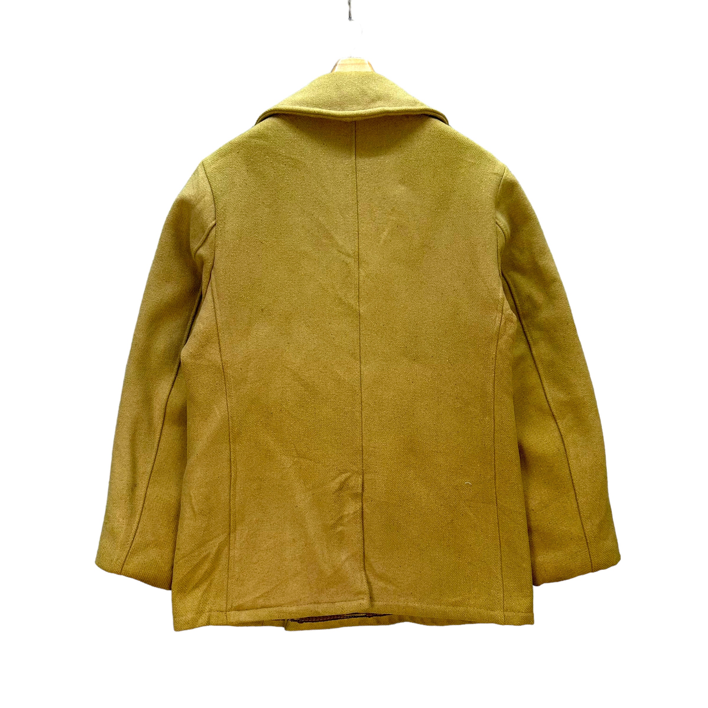 ジャケット・アウター authentic motel wool pea coat jacket Alpine Swiss Jake Mens Wool Pea Coat Double Breasted Jacket