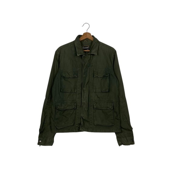 BEAMS ミリタリージャケット オリーブ ヴィンテージ 90年代 BEAMS オリーブグリーン チョアジャケット