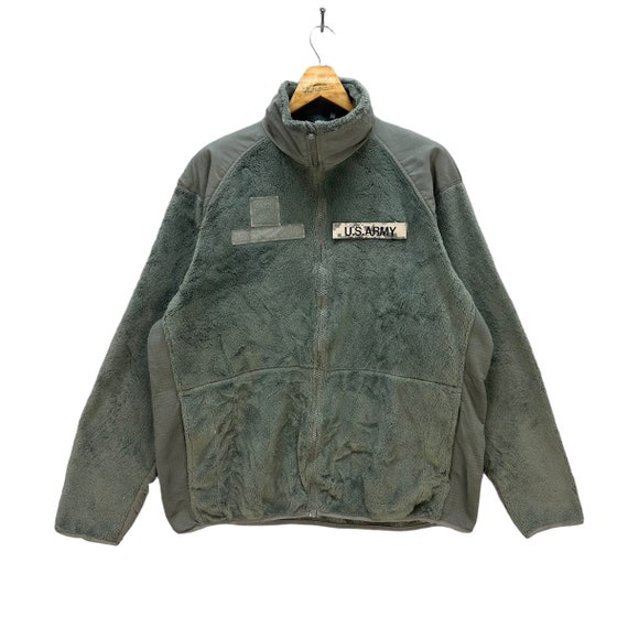 Vintage Military Style Us Army Fleece Jacket by ECWGS X