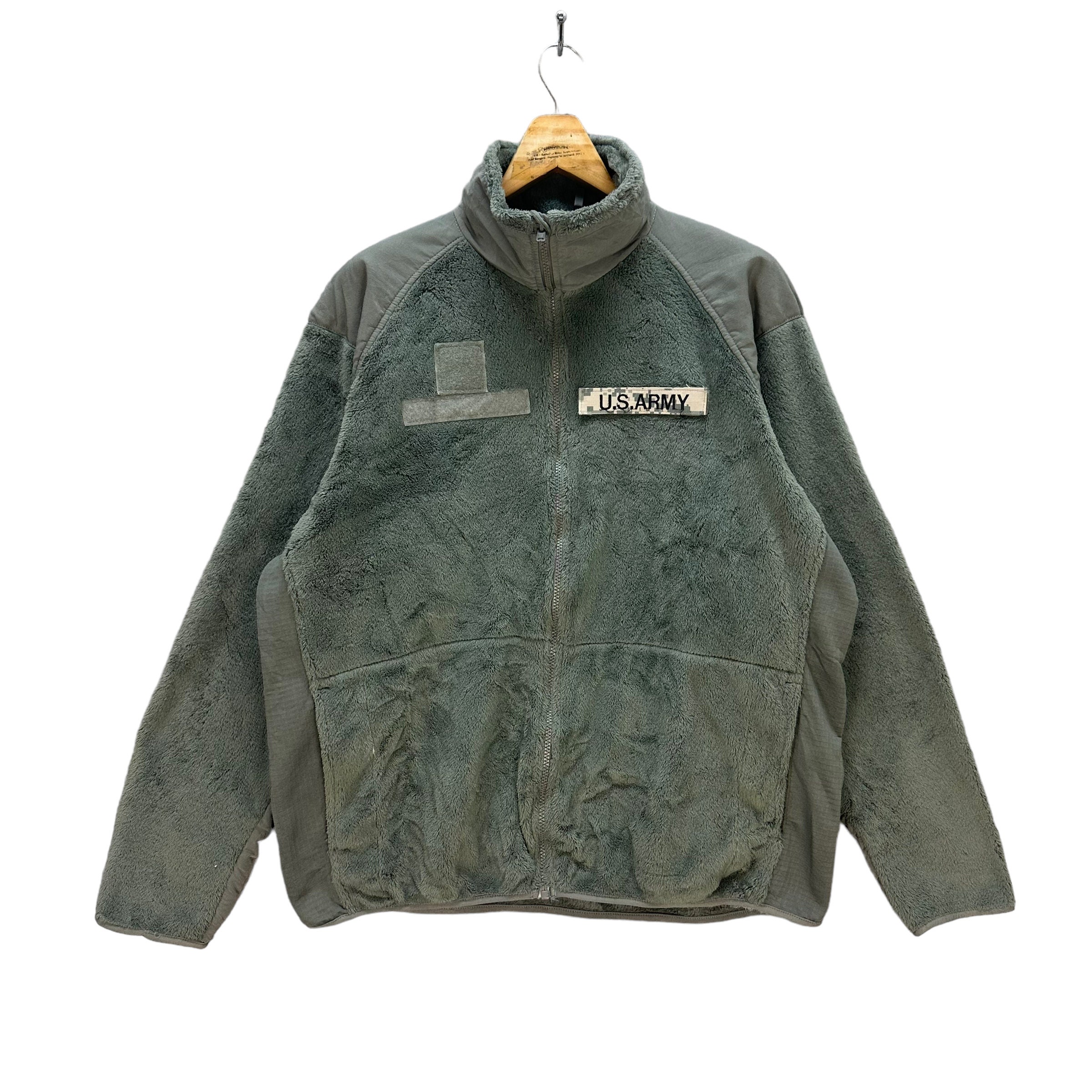 Vintage Military Style Us Army Fleece Jacket by ECWGS X Vintage Military Style Us Army Fleece Jacket by ECWGS X