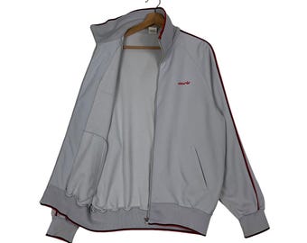 ヴィンテージ ADIDAS トレフォイル デサント 刺繍 スモールロゴ