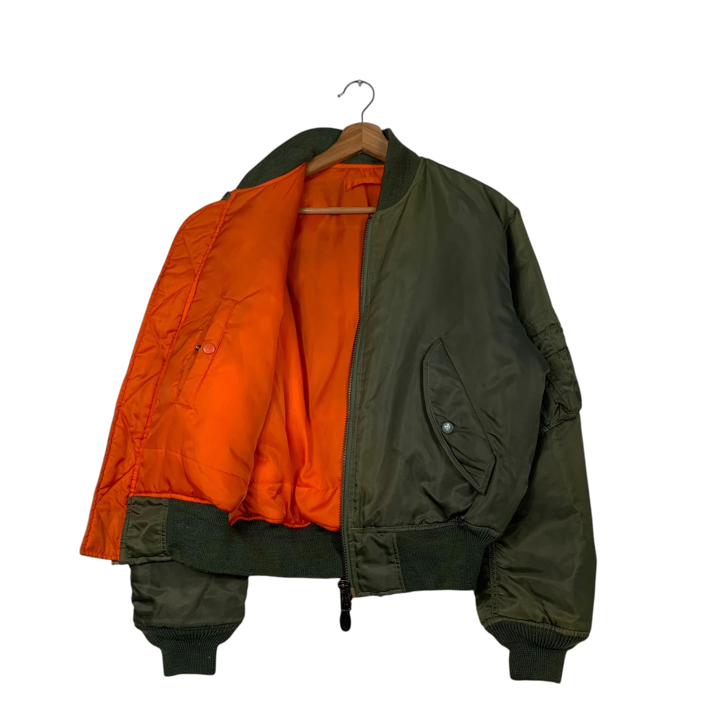 Vintage 90's WESTOP INDUSTRIES Ma-1 Flight Bomber Jacket Size M