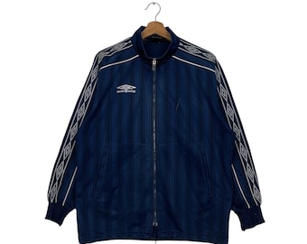 ヴィンテージイエロー UMBRO スポーツ トラック ジャケット {TJ141