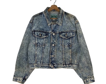 STONE  90s ジャケット Vintage 90's Denim Jacket Type 2 Stone Wash Jeans WWF Featuring