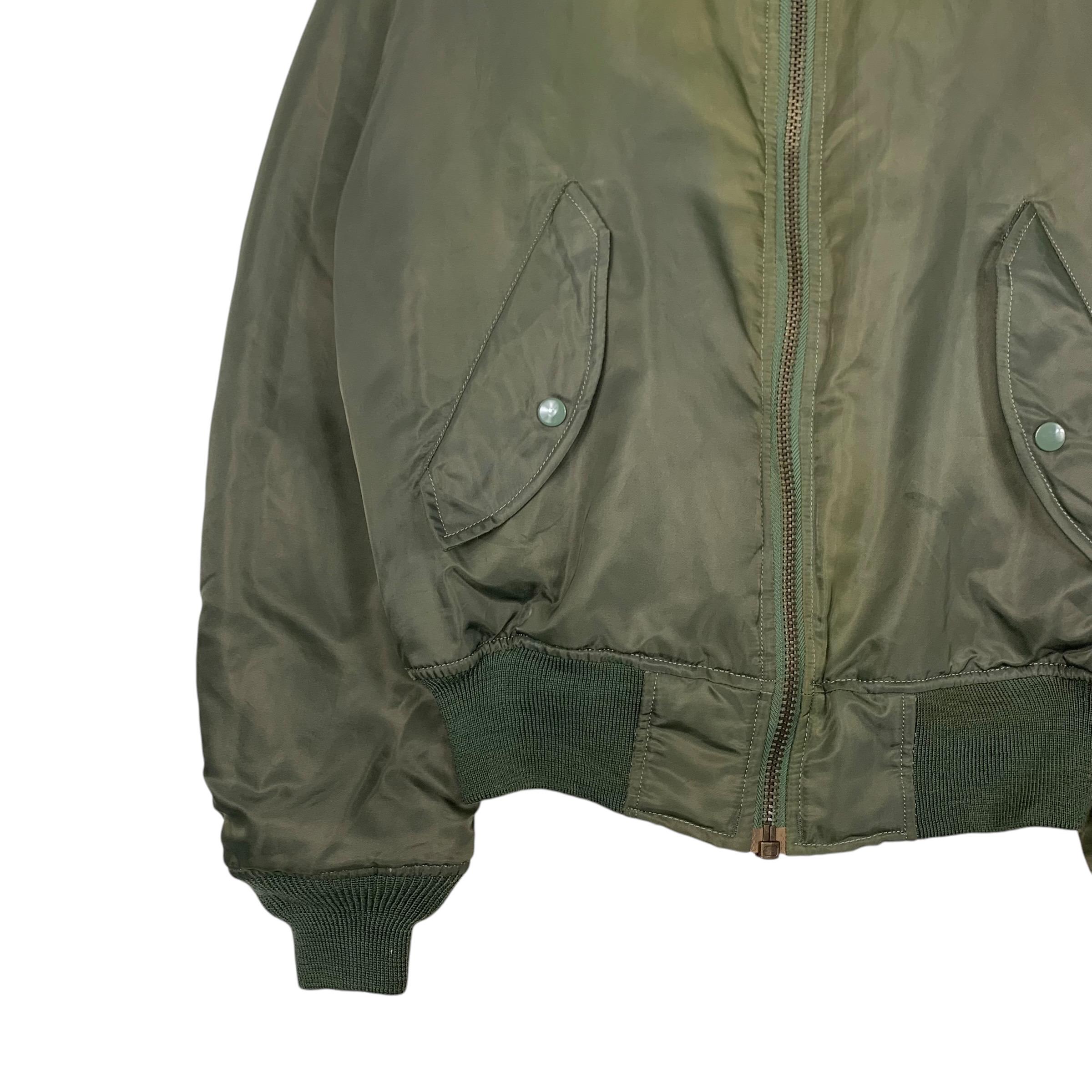 Vintage 90's WESTOP INDUSTRIES Ma-1 Flight Bomber Jacket Size M