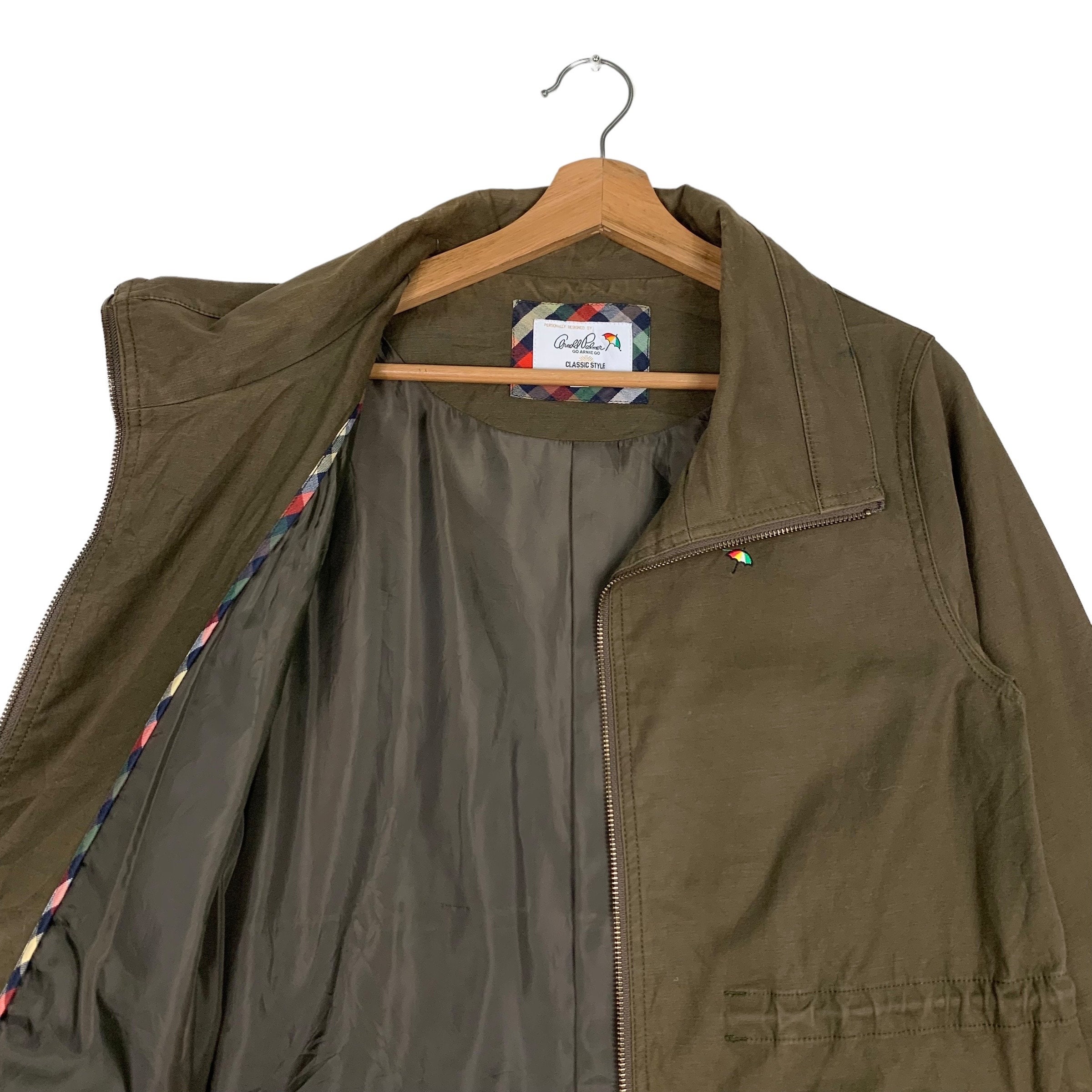 Vintage Arnold Palmer Classic Style Iconic Embroidery Umbrella