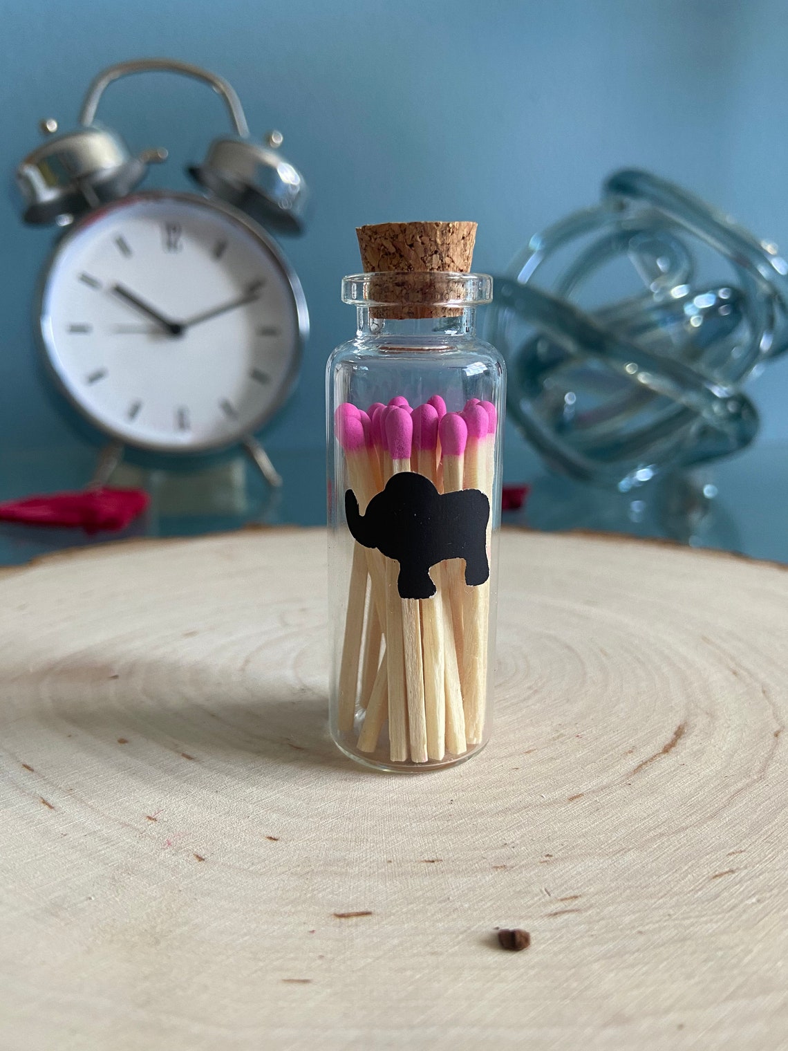 Elephant match striker match bottles with 20 matches Etsy