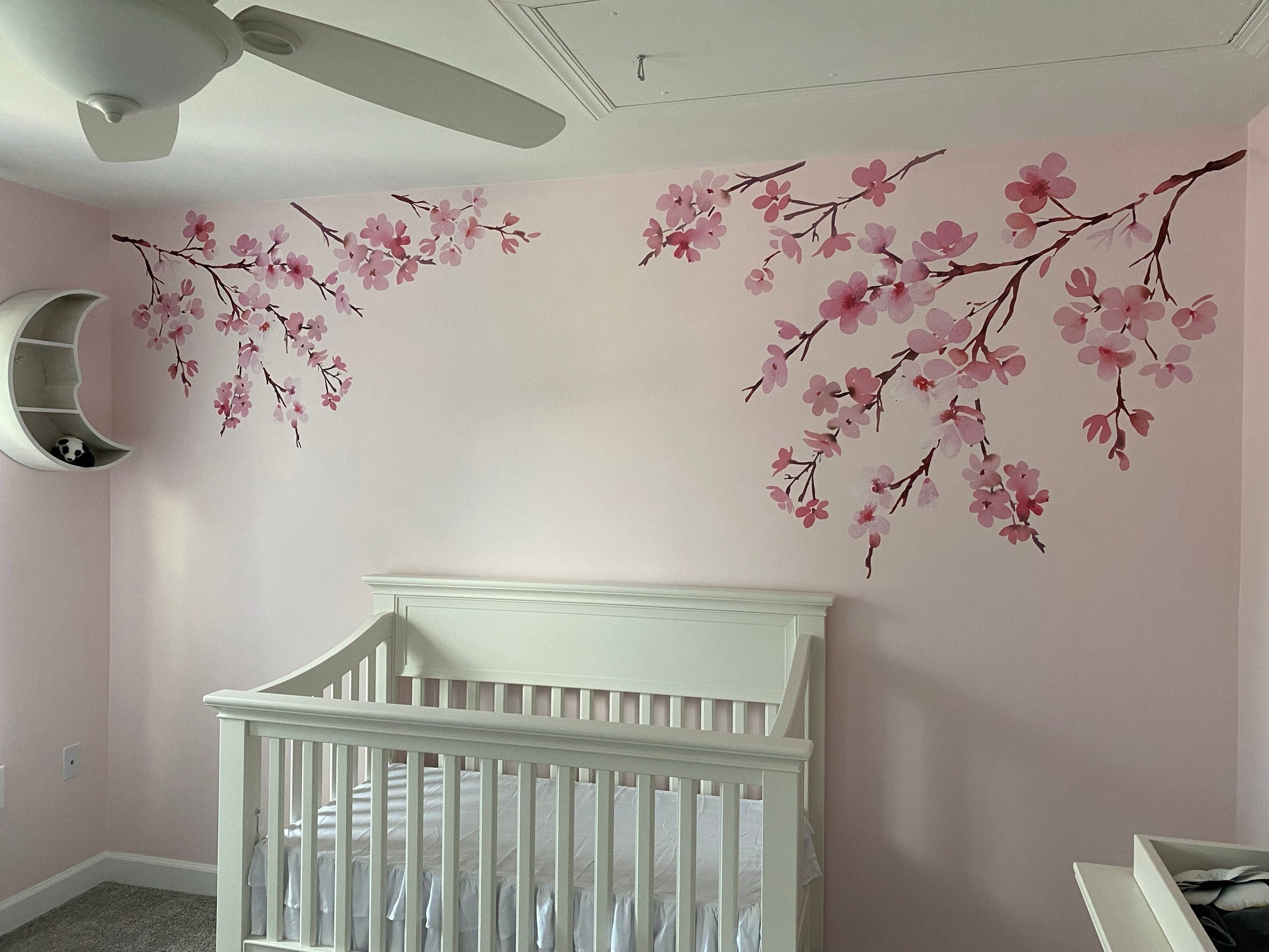 Cherry Blossom Wall Decor Nursery - Etsy
