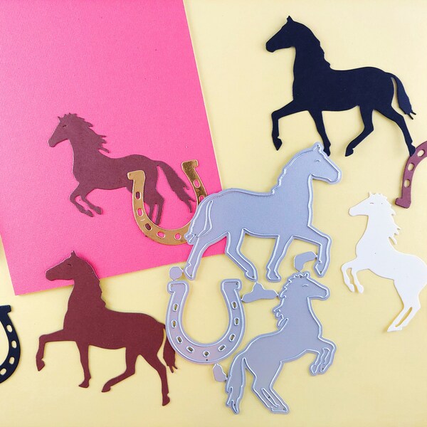 Horse Diecut Etsy