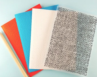 Fabric Texture Embossing Folder - Paper Embossing - Paper Craft Embosser - Background Embossing Folders D40