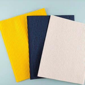 Stripes Embossing Folder - Paper Embossing - Paper Craft Embosser - Background Embossing Folders - Corrugated Paper D22 bild 2
