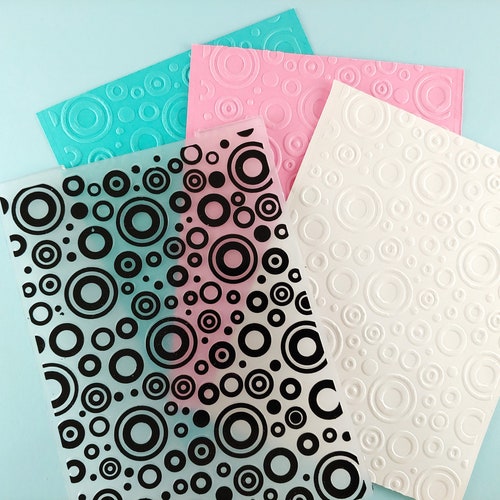 Dash Embossing Folder Background Embossing Folders Paper Etsy