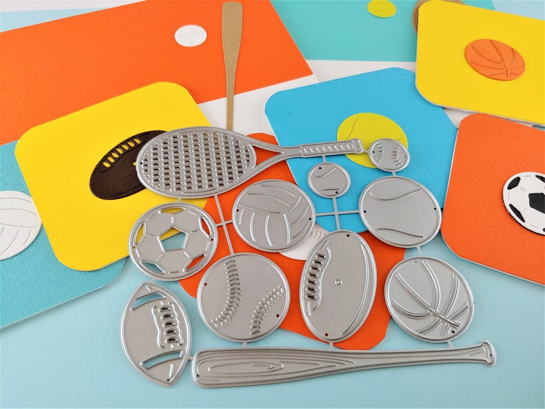 Sports Metal Cutting Dies Tennis Football Soccer Etsy