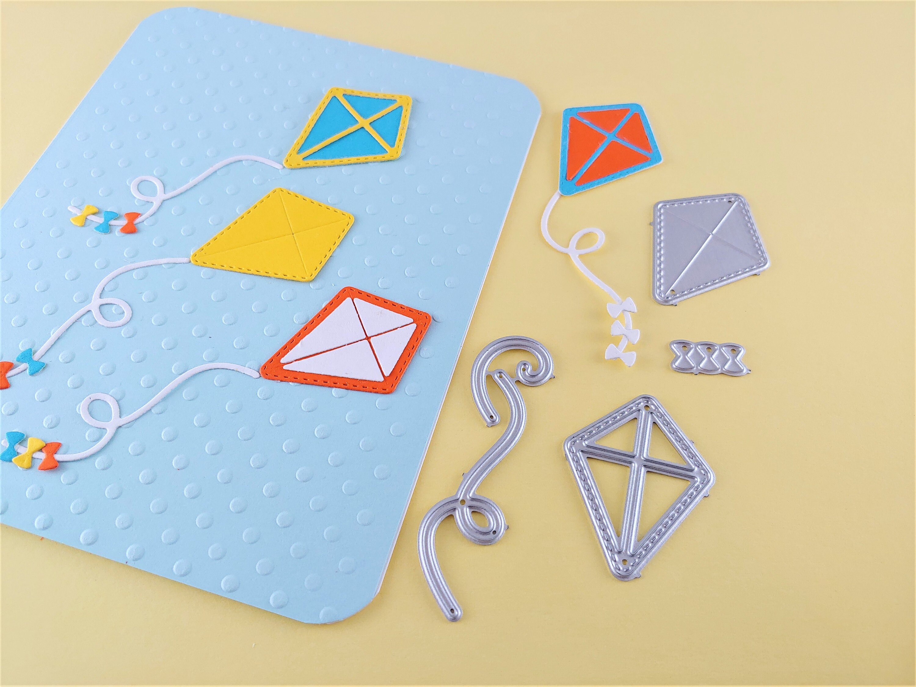 Kite Metal Cutting Dies Kites Crafting Dies Scrapbooking Etsy