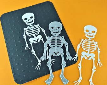 Skeleton Halloween Craft Cutting Dies - Metal Cutting Die - Cute Halloween Crafts - Card Making - Halloween Die Cuts - Craft Cutting Die H03