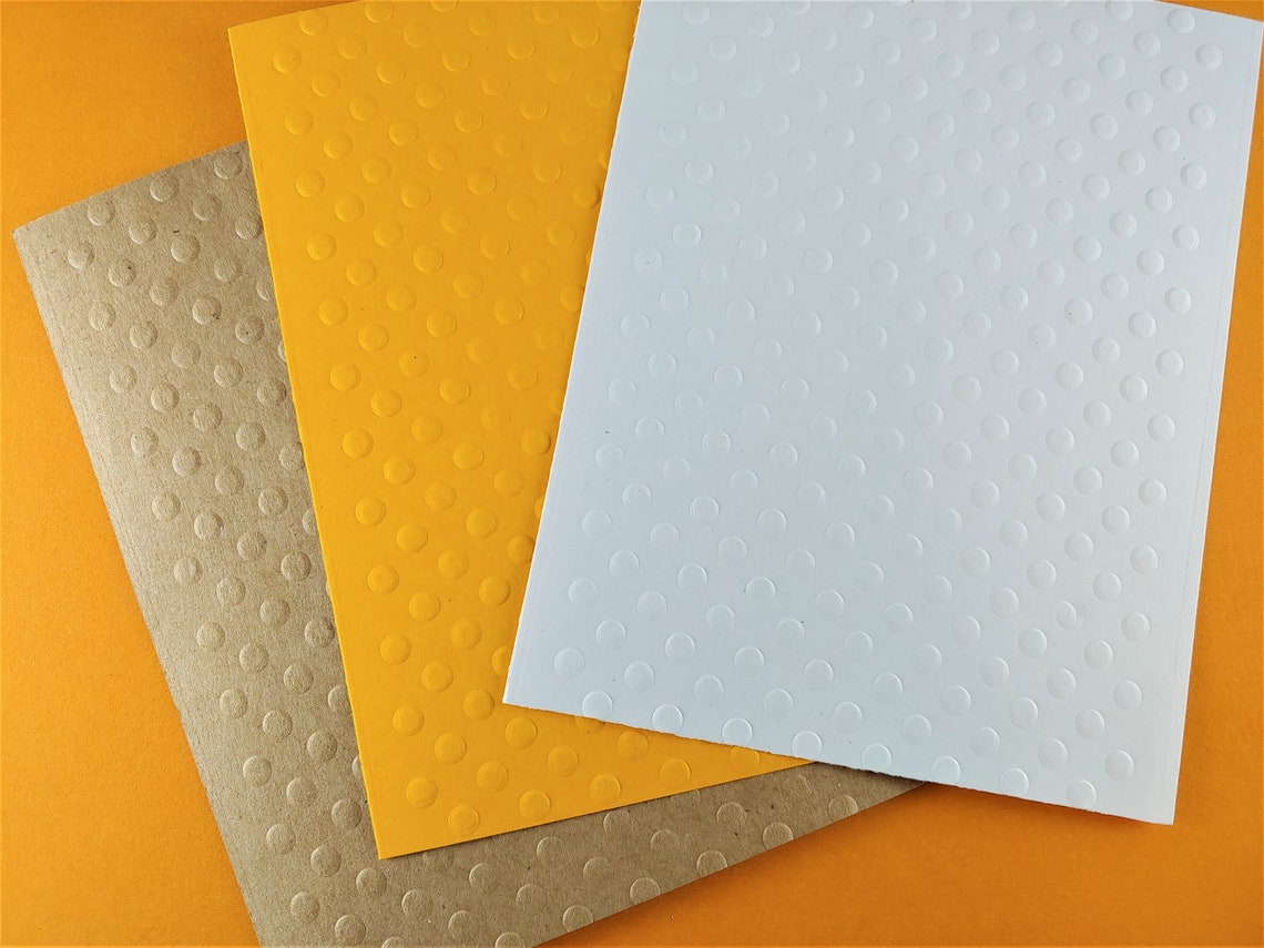 Polka Dot Embossing Folder Paper Embossing Paper Craft Etsy
