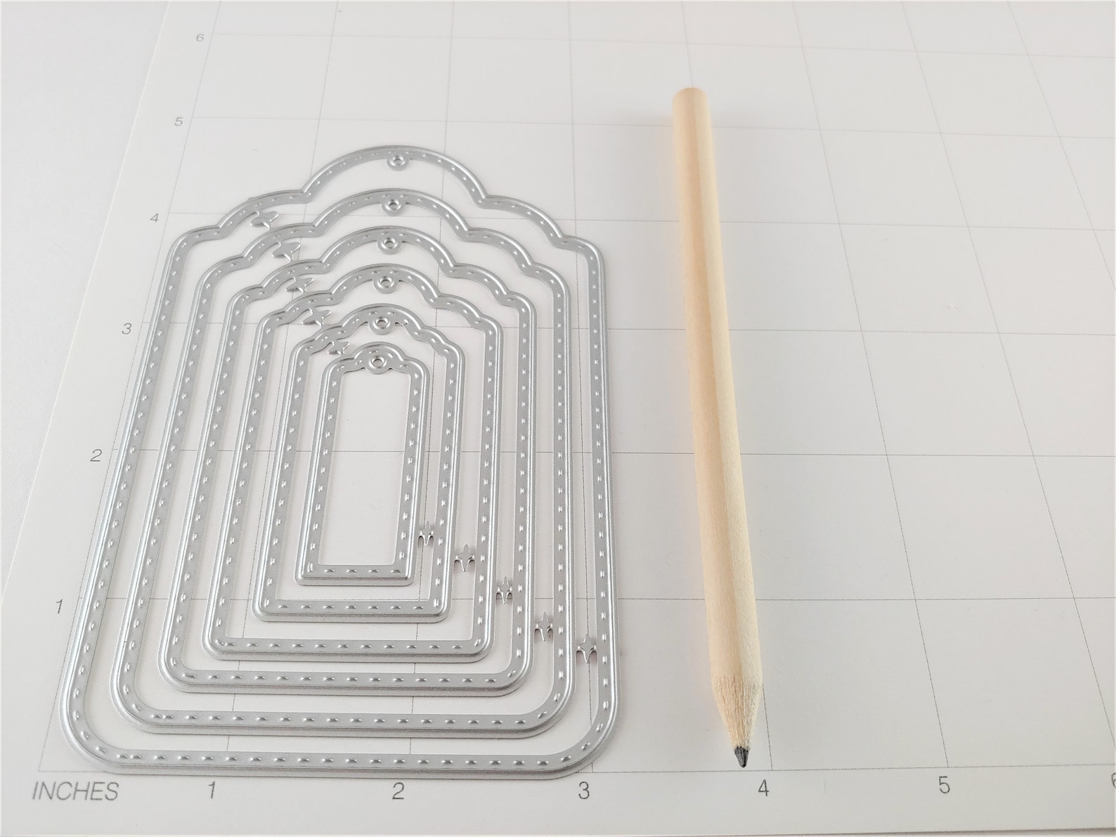 Stitched Tags Metal Cutting Dies Nesting Metal Craft Dies Etsy