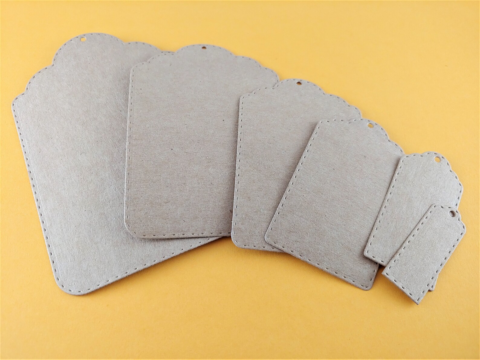 Stitched Tags Metal Cutting Dies Nesting Metal Craft Dies Etsy