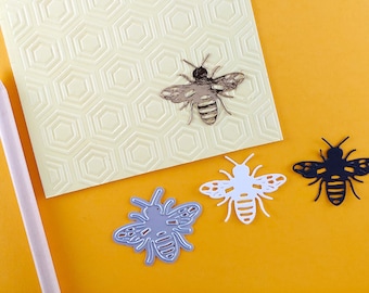 Bumble Bee Metal Cutting Dies - Bees Crafting Dies - Scrapbooking Die - Cardmaking - Little Bee Diecut - Bee for Card Making A09