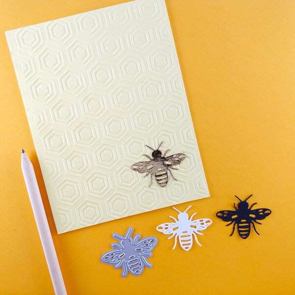 Bumble Bee Metal Cutting Dies - Bees Crafting Dies - Scrapbooking Die - Cardmaking - Little Bee Diecut - Bee for Card Making A09