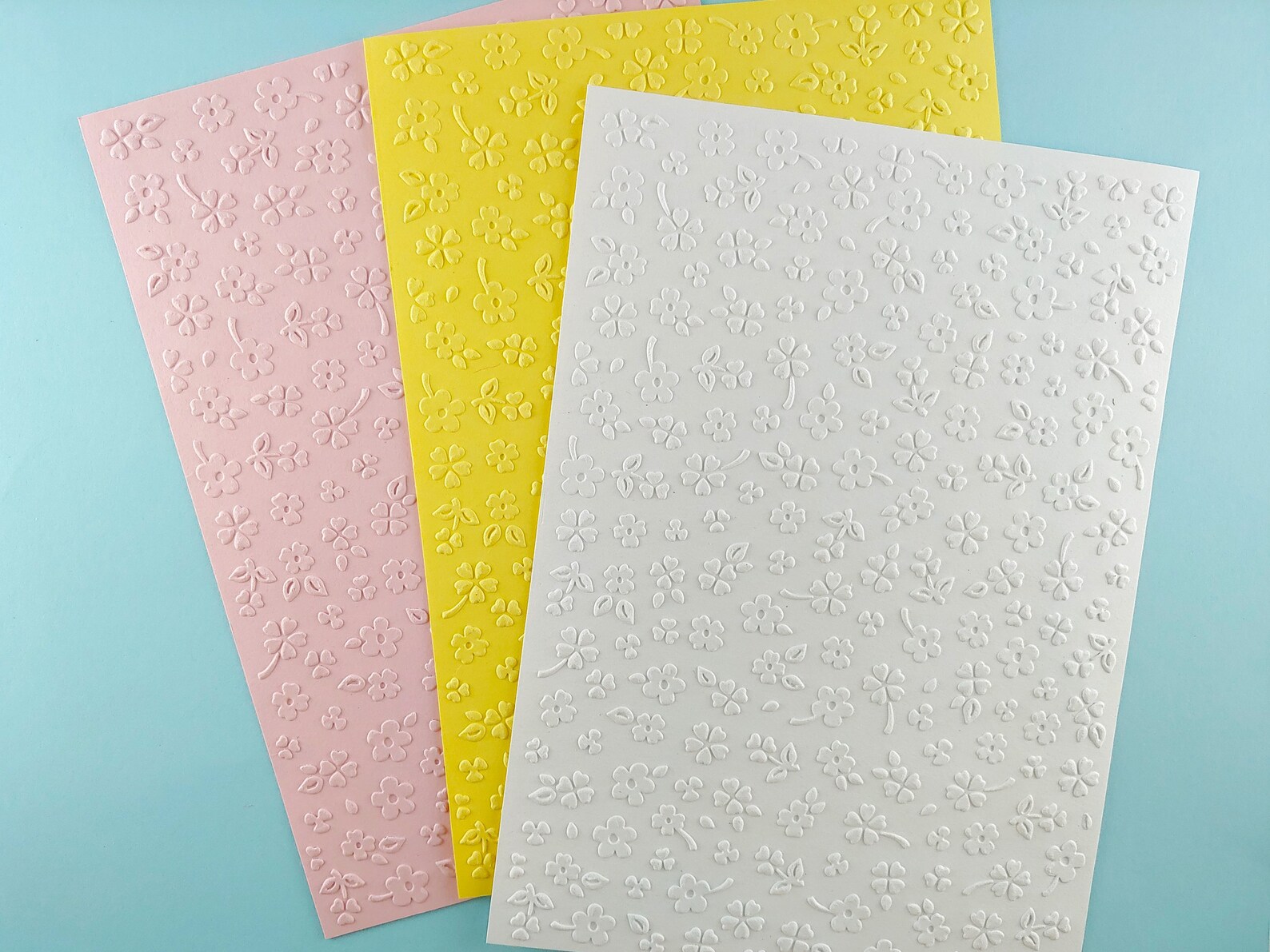 Little Flowers Pattern Embossing Folder - Paper Embossing - Paper Craft ...
