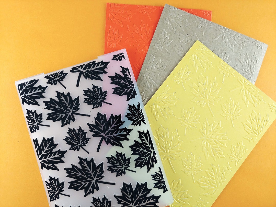 Fall Leaves Embossing Folder - Paper Embossing - Paper Craft Embosser ...
