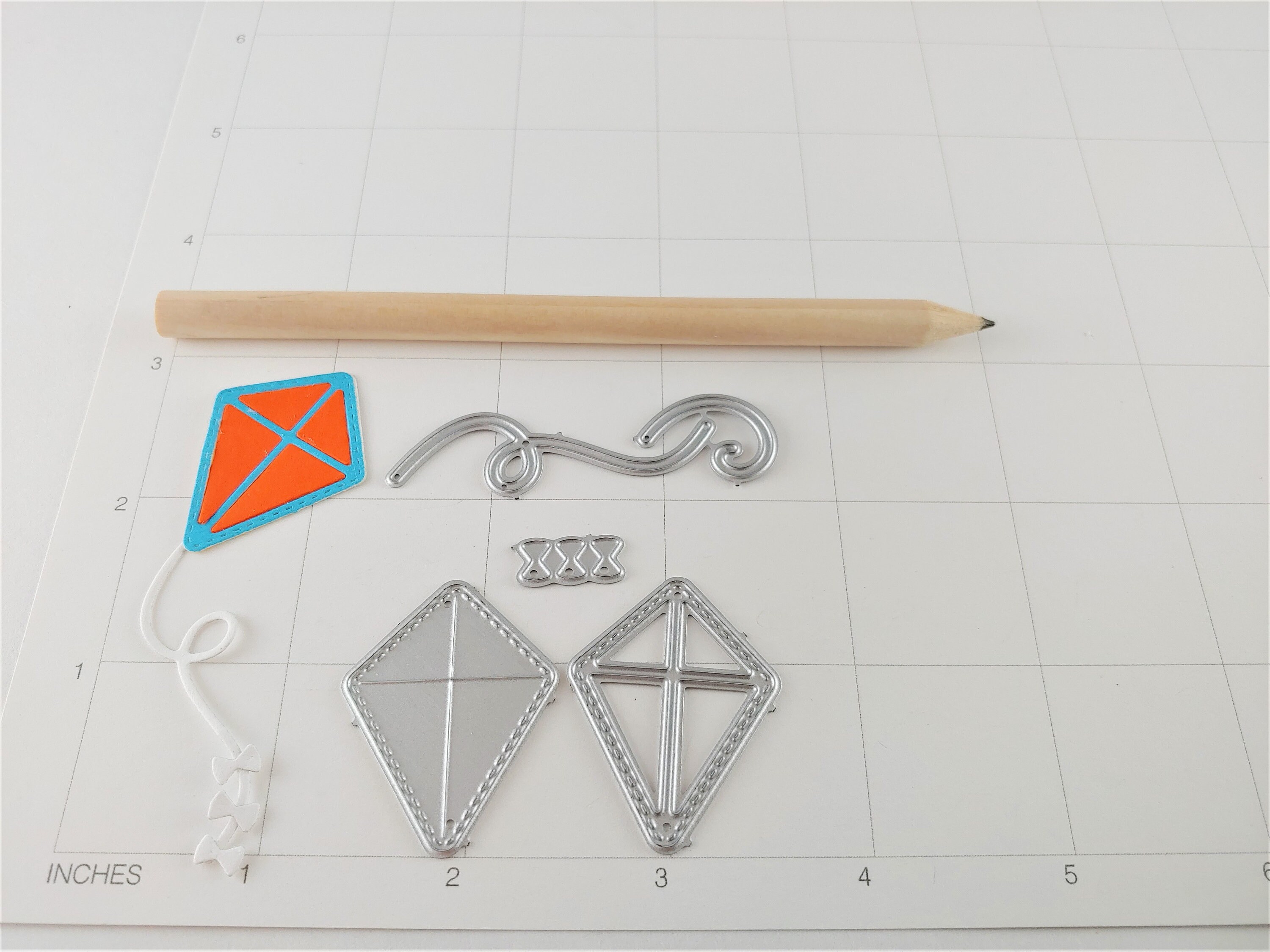 Kite Metal Cutting Dies Kites Crafting Dies Scrapbooking Etsy