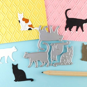 Calico Cat with Fish Die-Cut Sticky Note Calico Cat with Fish Die-Cut Sticky Note