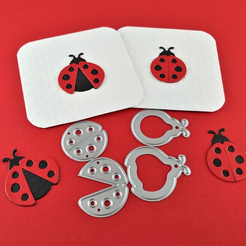 Ladybug Cutting Dies Stencils Embossing Paper Kids Card Metal Die Cut DIY Making 