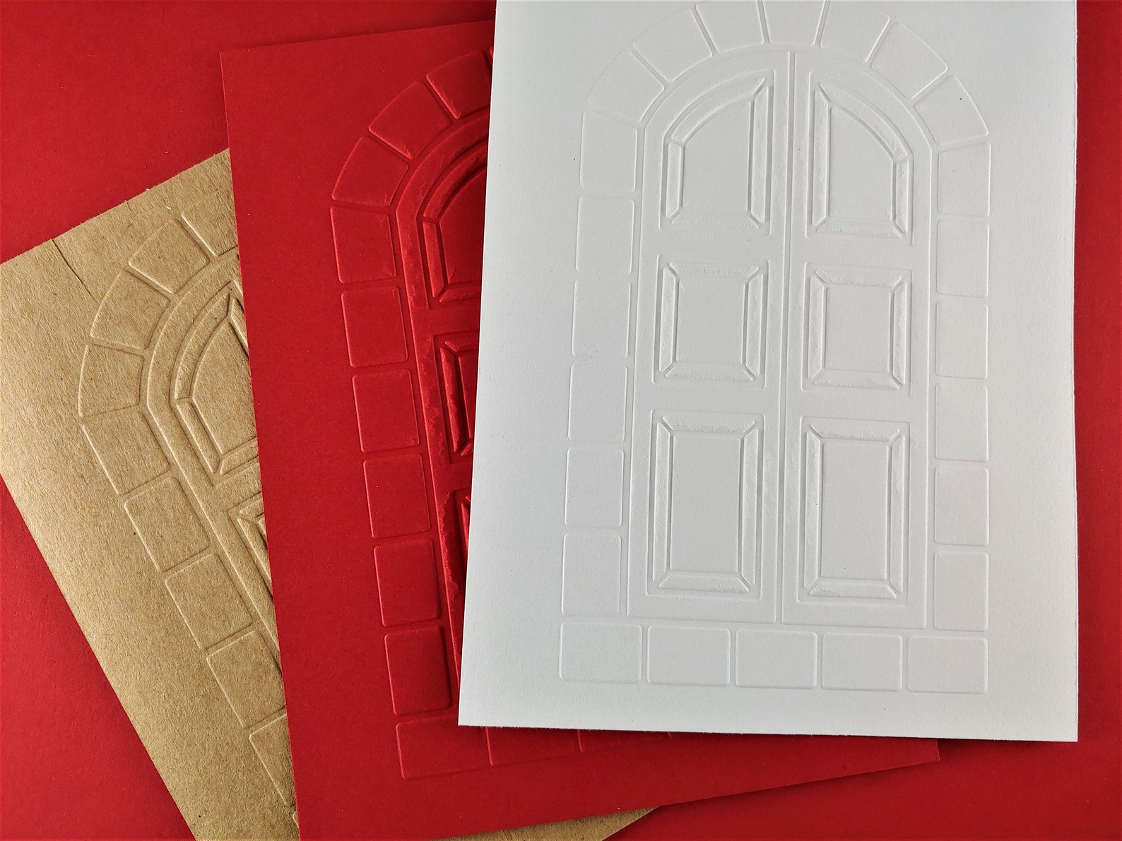 Door Embossing Folder Paper Embossing Paper Craft Embosser Etsy