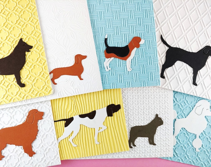 Dogs Cutting Dies - Dog Craft Die - Dachshund - Labrador Retriever - German Shepherd - French Bulldog - Beagle - Poodle - Pointer A11