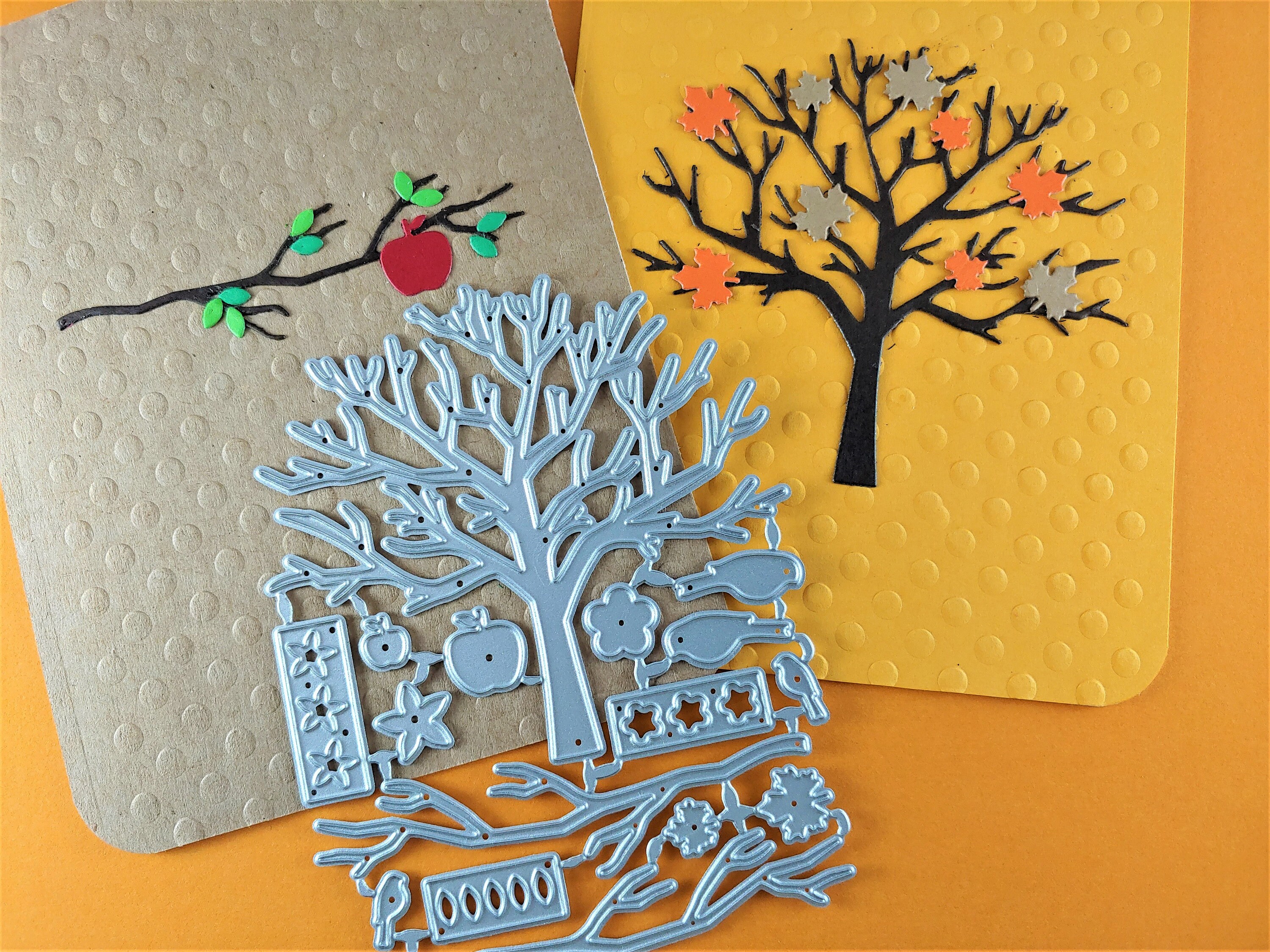 Tree and Branch Metal Cutting Dies Tree Crafting Dies Etsy