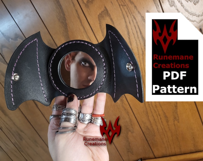 Small Bat Wing Bag, Black Faux Leather Bat Wing Wallet Size Bag, Clutch ...