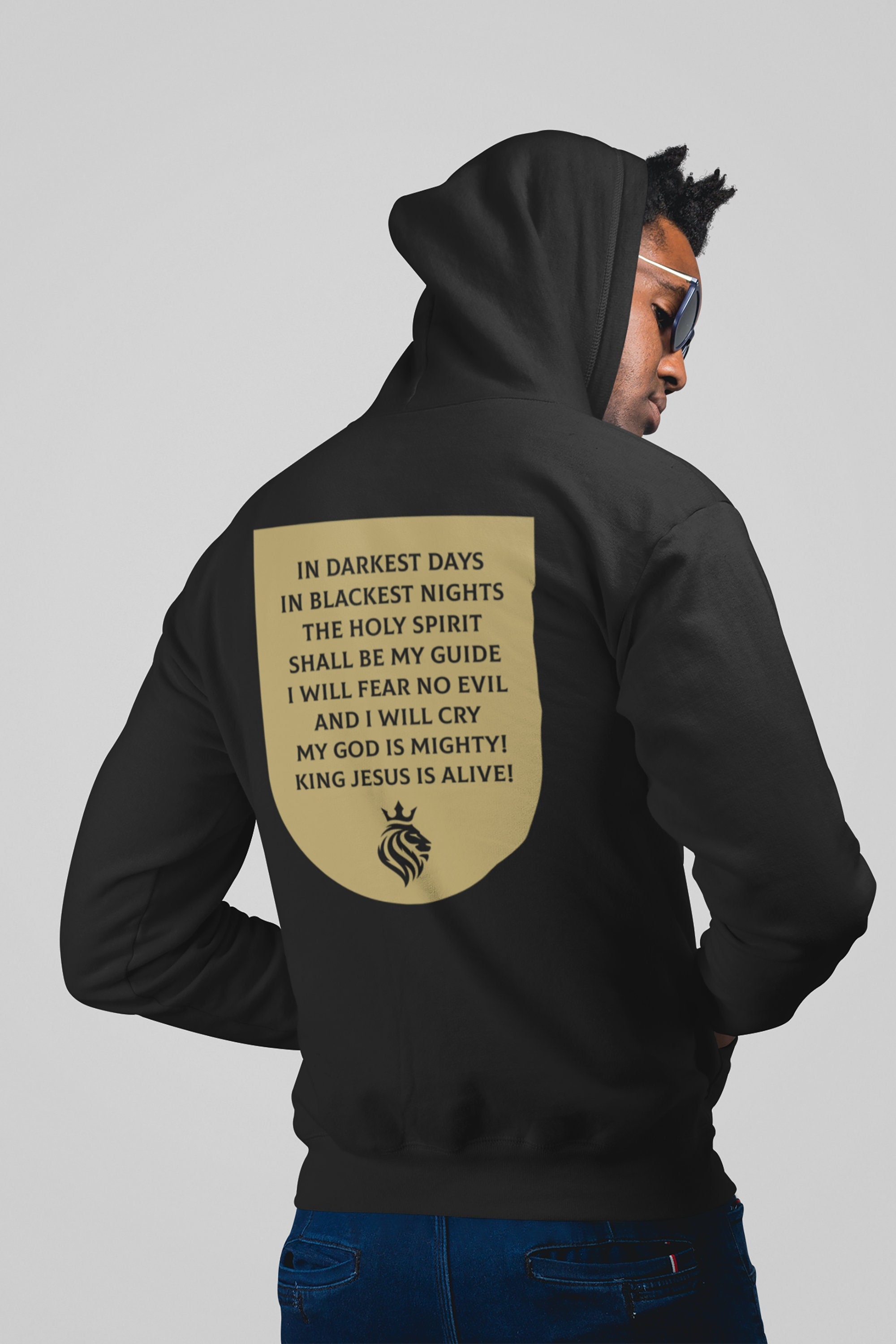 Christian Oath Hoodie Mighty God Apparel Christian Apparel - Etsy