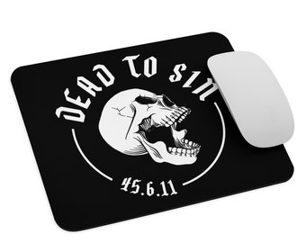 Dead to Sin Mouse Pad, Skull Mouse Pad, Mighty God Apparel, Christian Apparel, Jesus, Holy Spirit, Faith Mouse Pad, Christian Mouse Pad