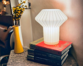 Small Unique Lamp for Bedside, Bedroom Table Lamp, Desk Lamp, Dorm  LED Light with Dimmer "Spaceshroom Lamp"