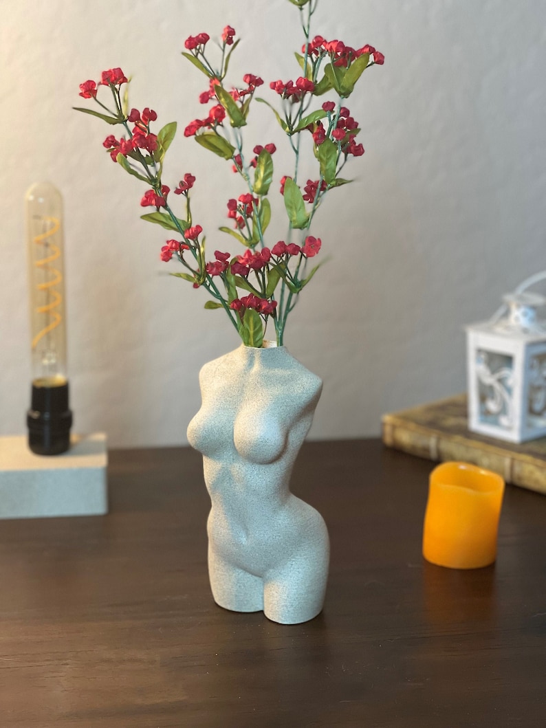 Female body vase, Feminism, Vases for flowers , Vase Filler, Home Gifts, Flower Vase, Goddess Statue, Vases Decors, Unique Gift for her, image 1