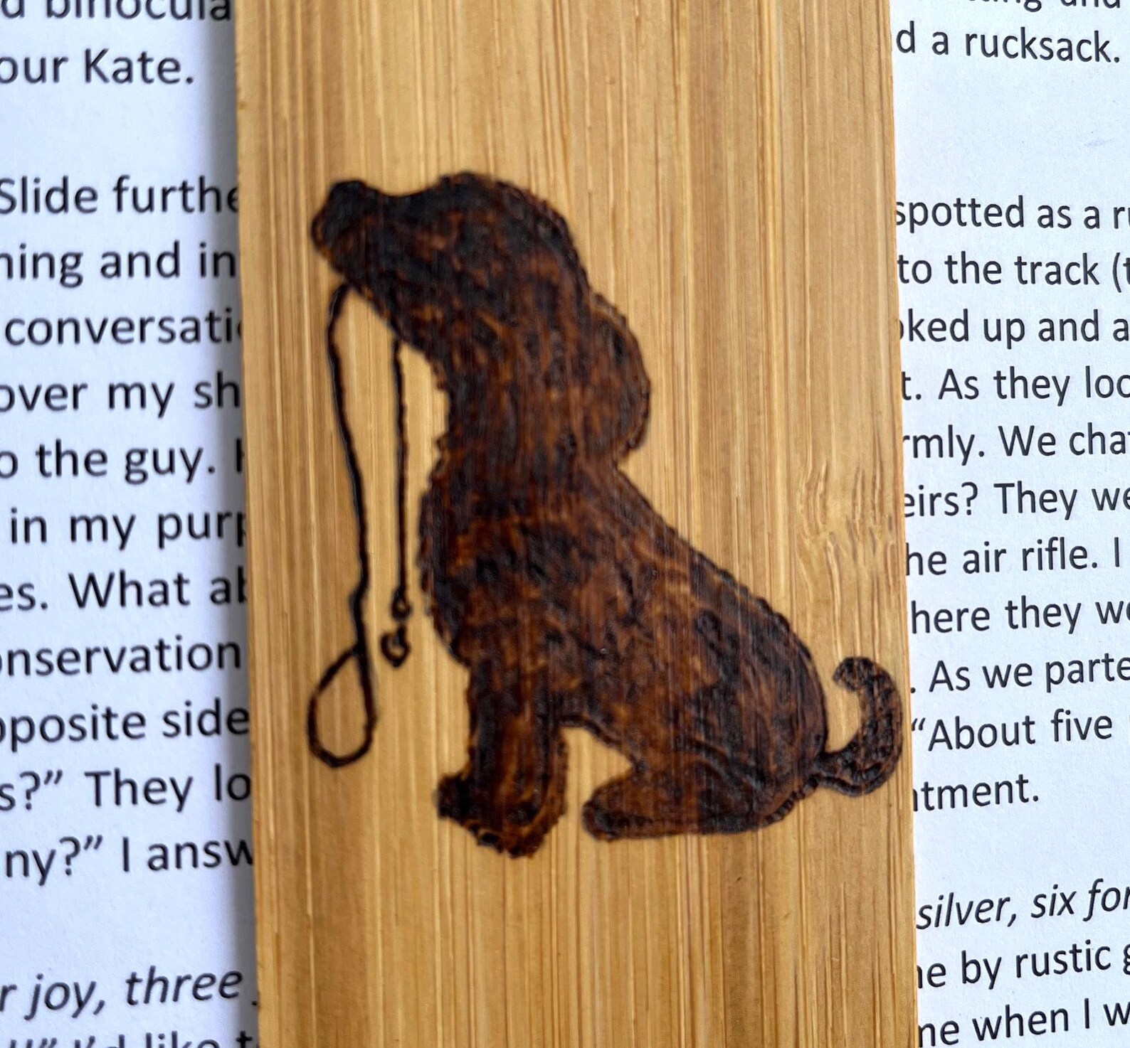 Cocker Spaniel Wooden Bookmark. Pyrography Art. - Etsy UK