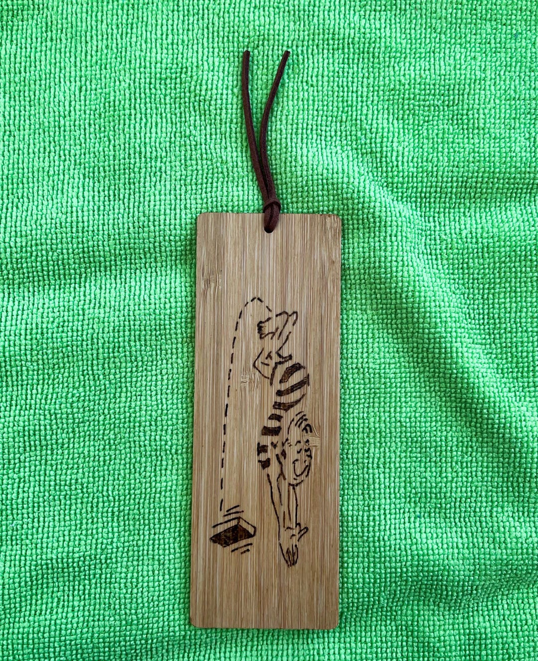 Cartoon Springboard Diver Wooden Bookmark. Pyrography Art. - Etsy