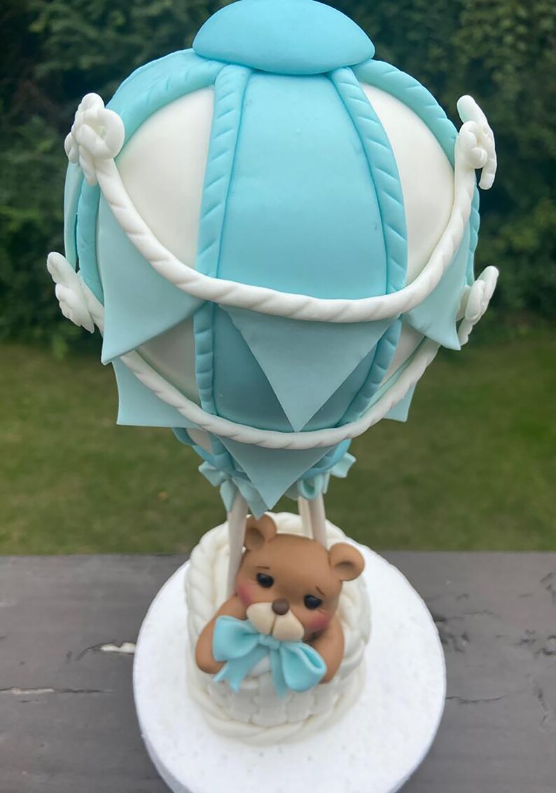 hot air balloon baby shower cake ideas