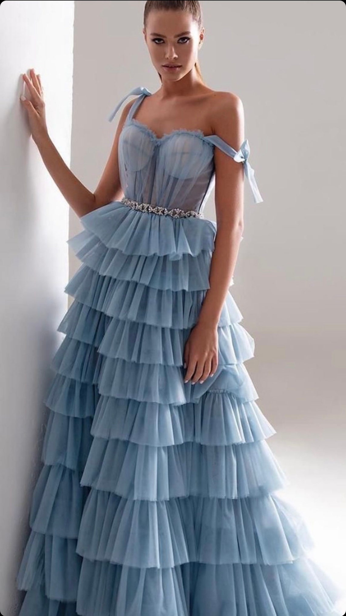 Prom Dress Wedding Dress Bridal Gown Tulle Gown Layered - Etsy