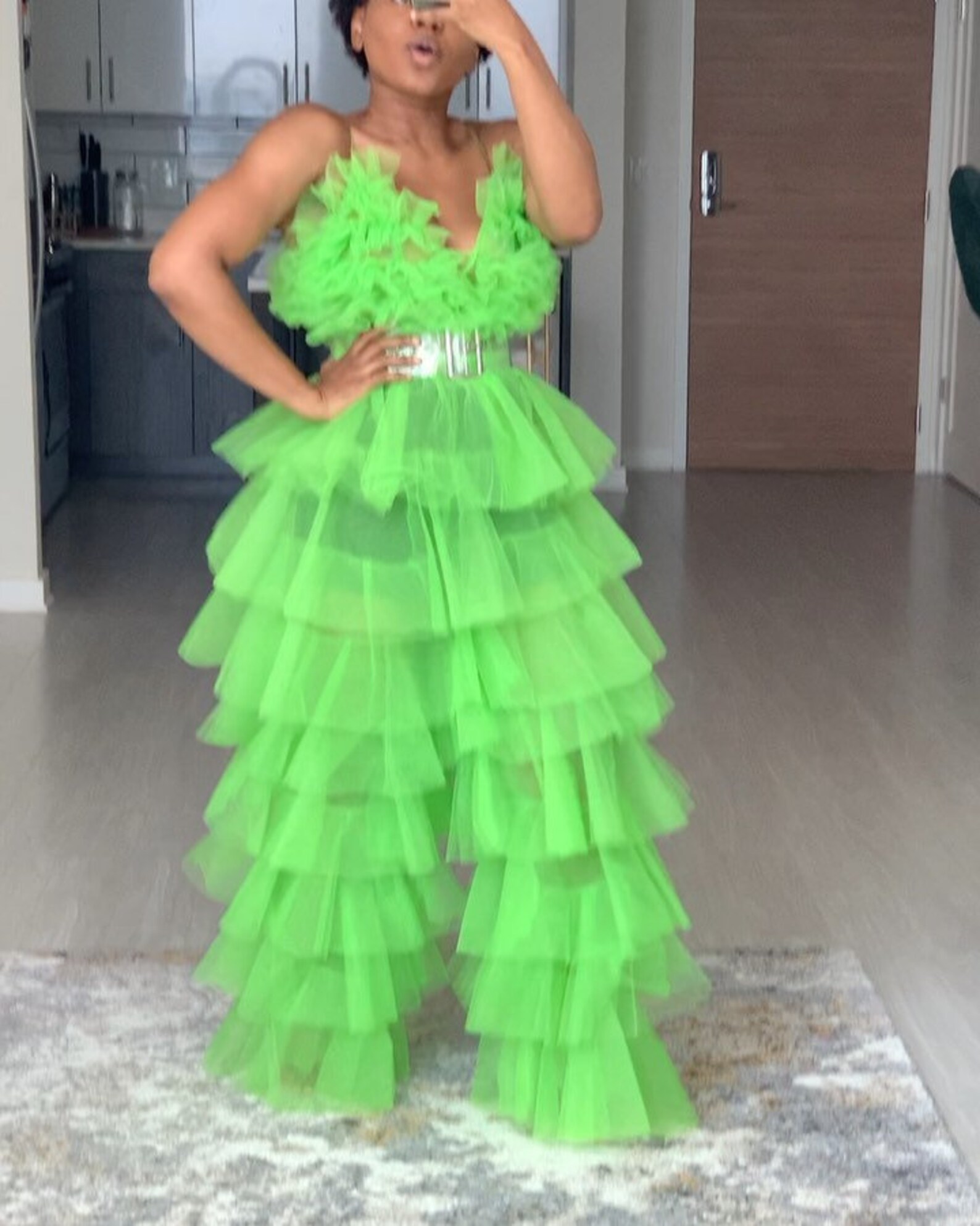Tulle Pants / trousers Women Maxi Long Ruffled Tulle Pant Sexy | Etsy