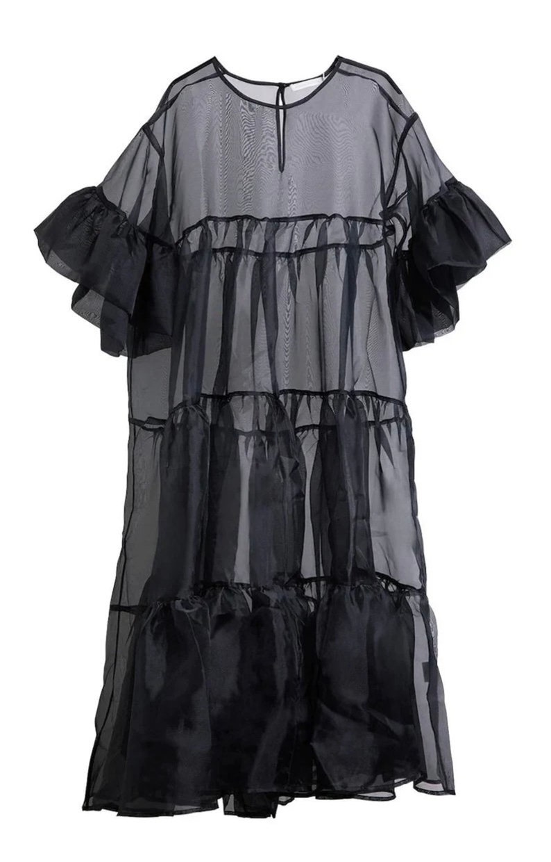 Organza Overlay Dress Sheer Overlay Etsy