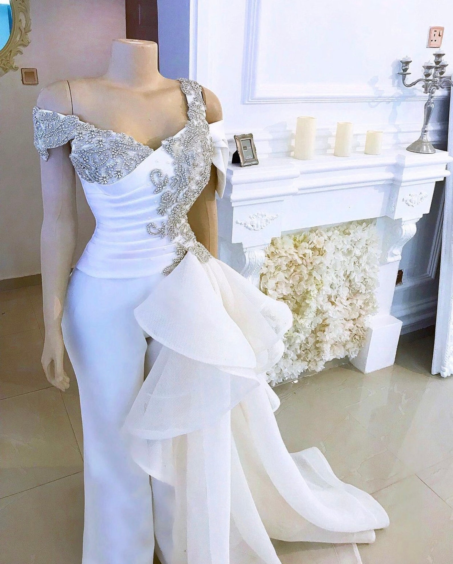 Bridal Jumpsuit Wedding Jumpsuit Wedding Jumpsuit With - Etsy