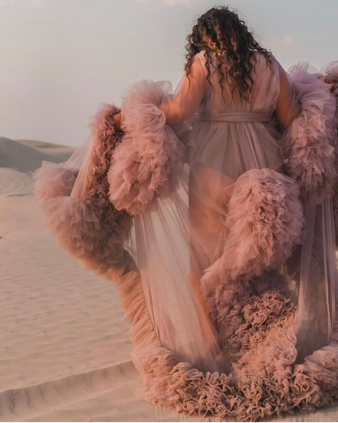 Tulle robe dress Clearance